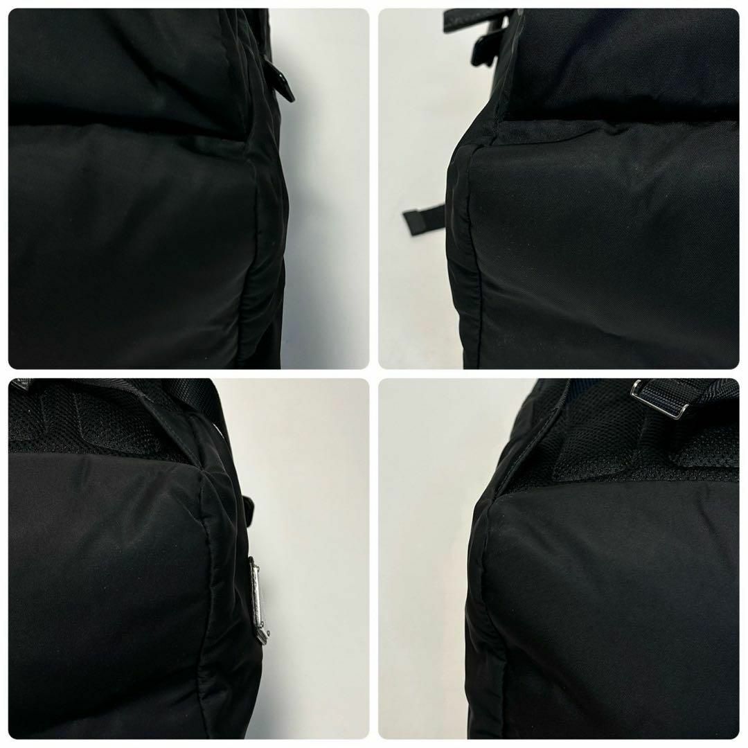 PRADA - m93【極美品】近年モデル プラダ 三角ロゴ ブラック PRADA - m93【極美品】近年モデル プラダ 三角ロゴ ブラック