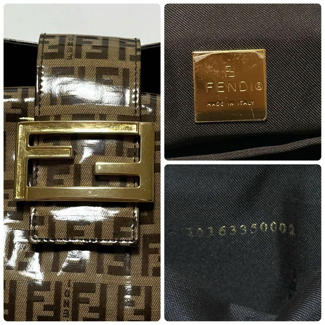 FENDI - m89【極美品】フェンディ ズッキーノ マンマバケット FENDI - m89【極美品】フェンディ ズッキーノ マンマバケット