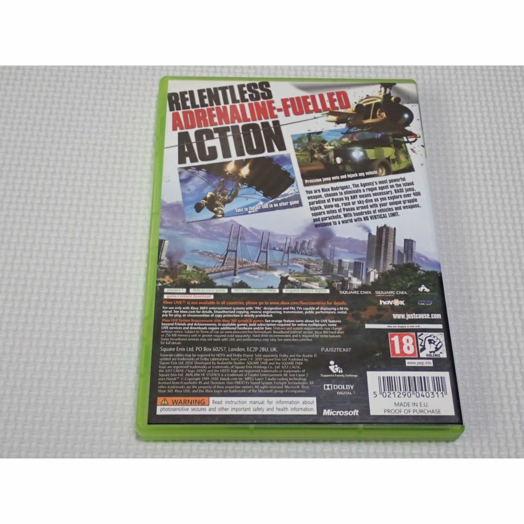 Xbox360 - xbox360☆JUST CAUSE 2 海外版 EU版 PALの通販 by Xbox360 - xbox360☆JUST CAUSE 2 海外版 EU版 PALの通販 by