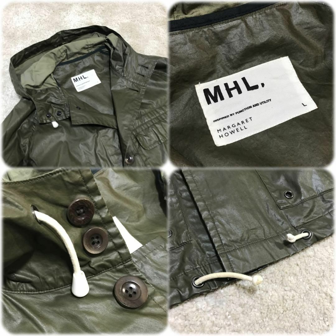 MHL. - 【 MHL 】 薄手の撥水コート L ミリタリー モッズコート MHL. - 【 MHL 】 薄手の撥水コート L ミリタリー モッズコート