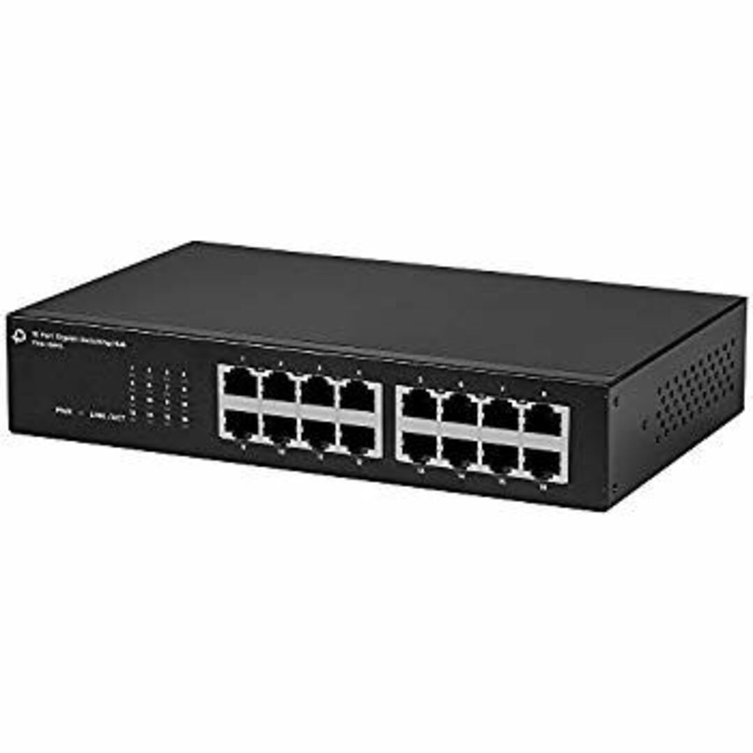 PLANEX 16ポート ギガビットスイッチングハブ FXG-16IM5 n5ksbvb スマホ/家電/カメラのPC/タブレット(PC周辺機器)の商品写真