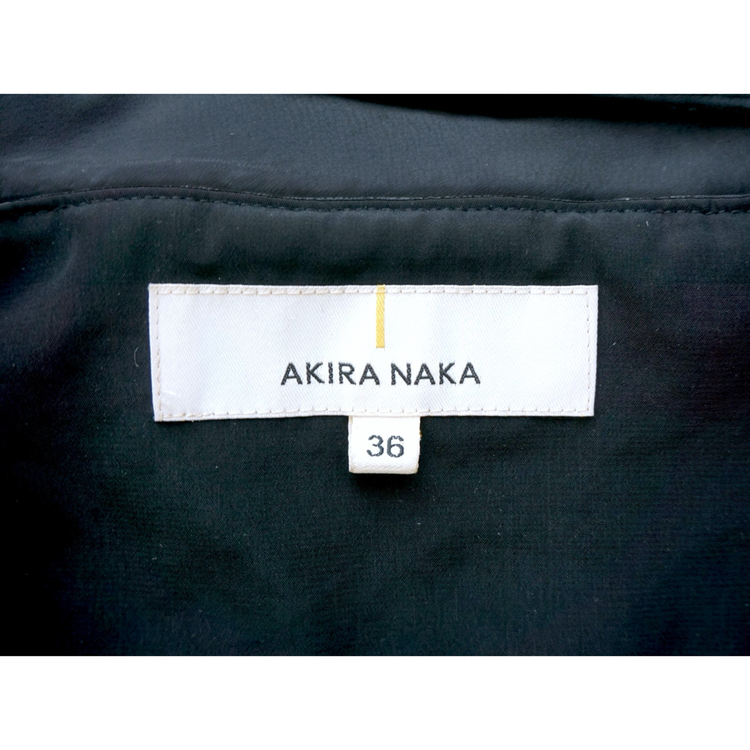 AKIRANAKA - AKIRA NAKA アキラ ナカ 合皮ベルトプリーツドレス AKIRANAKA - AKIRA NAKA アキラ ナカ 合皮ベルトプリーツドレス