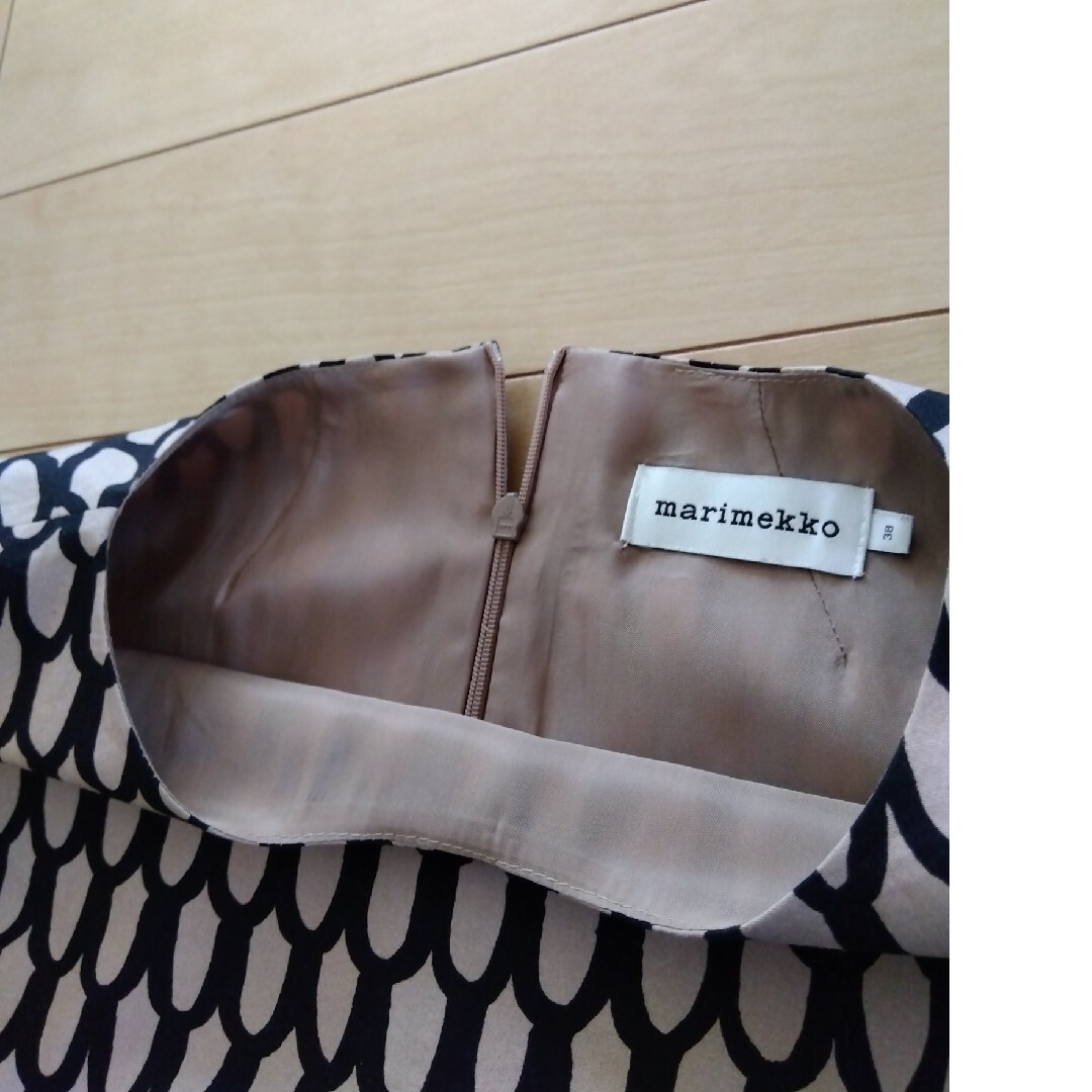 marimekko - マリメッコ♥ウロコ柄ワンピースの通販 by かん marimekko - マリメッコ♥ウロコ柄ワンピースの通販 by かん