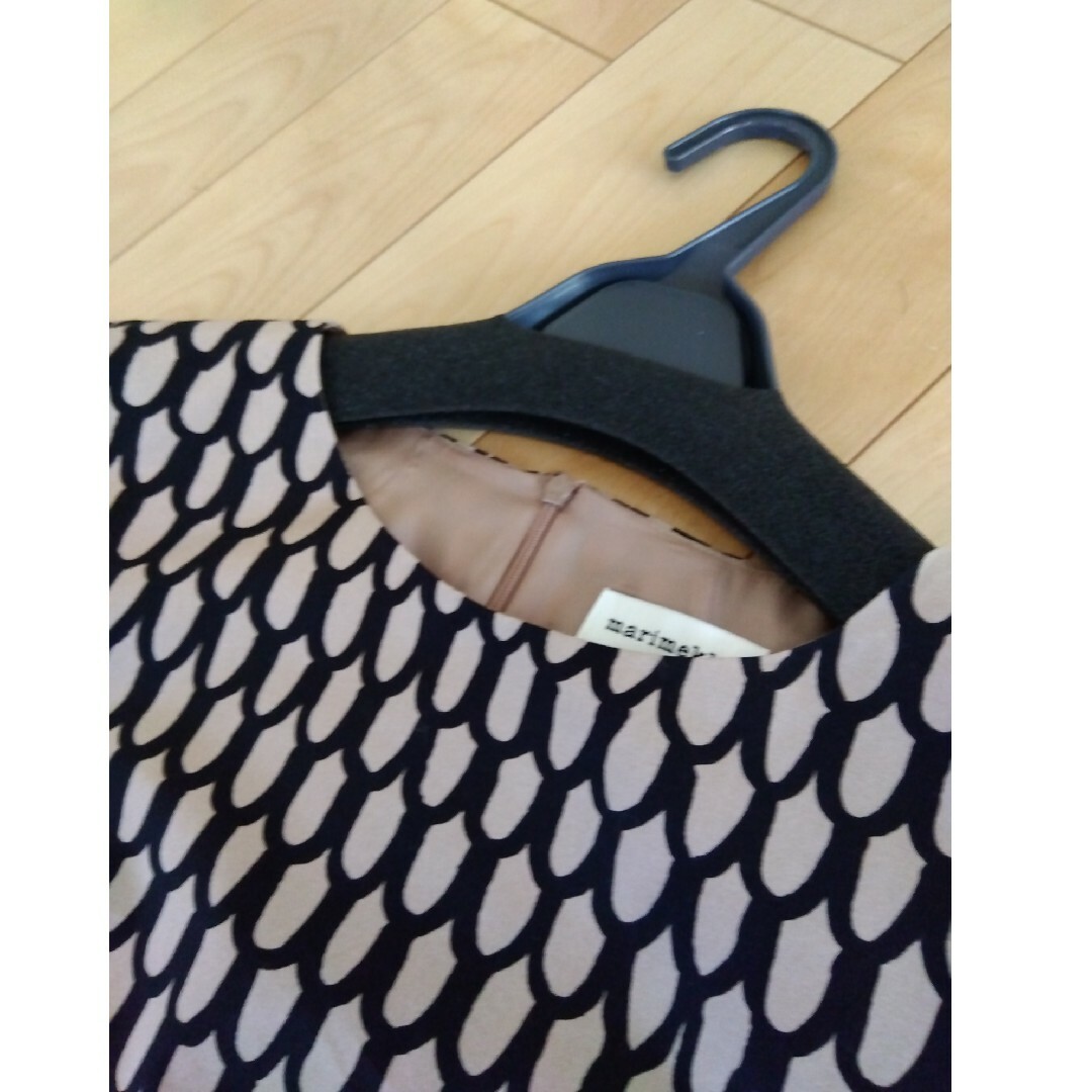 marimekko - マリメッコ♥ウロコ柄ワンピースの通販 by かん marimekko - マリメッコ♥ウロコ柄ワンピースの通販 by かん