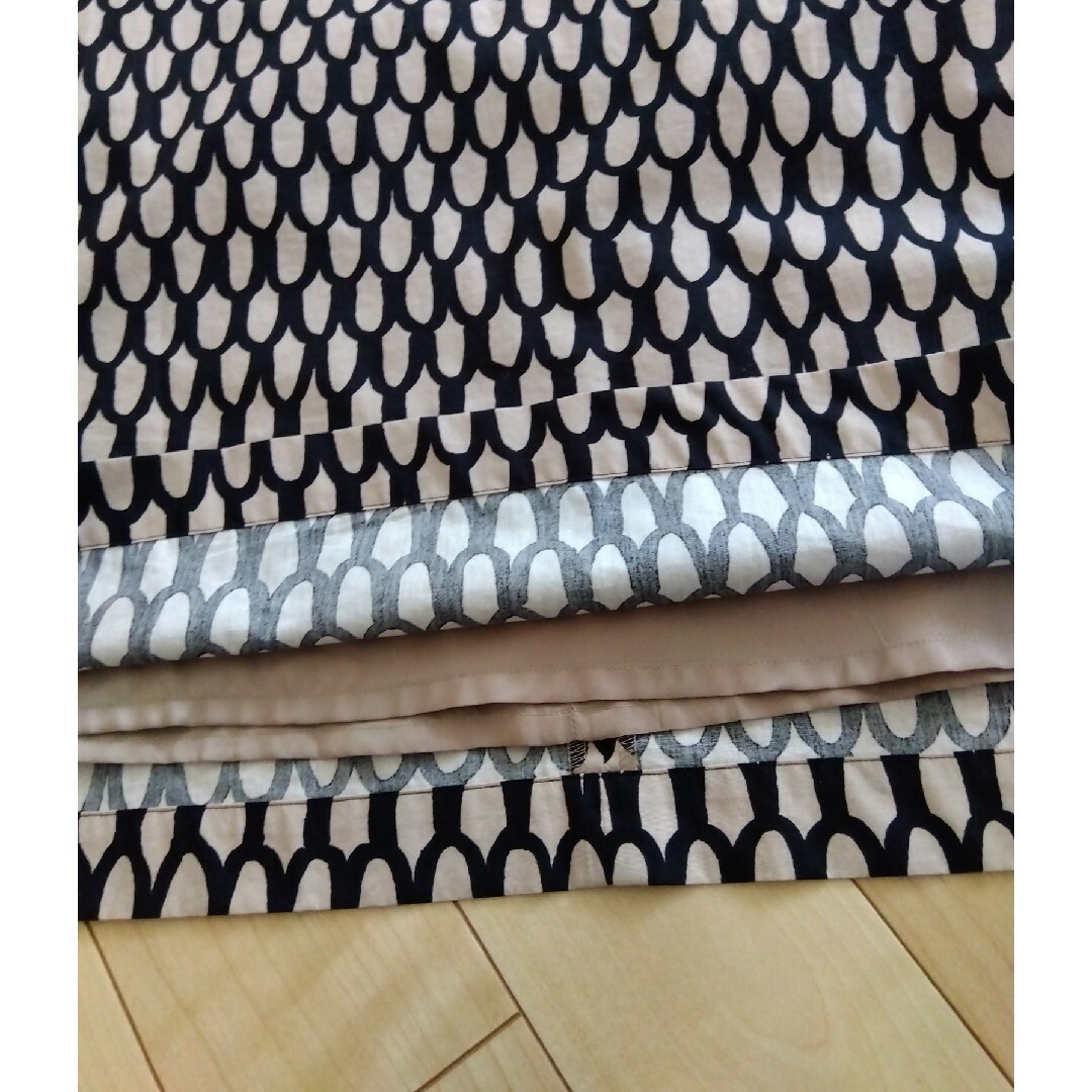 marimekko - マリメッコ♥ウロコ柄ワンピースの通販 by かん marimekko - マリメッコ♥ウロコ柄ワンピースの通販 by かん