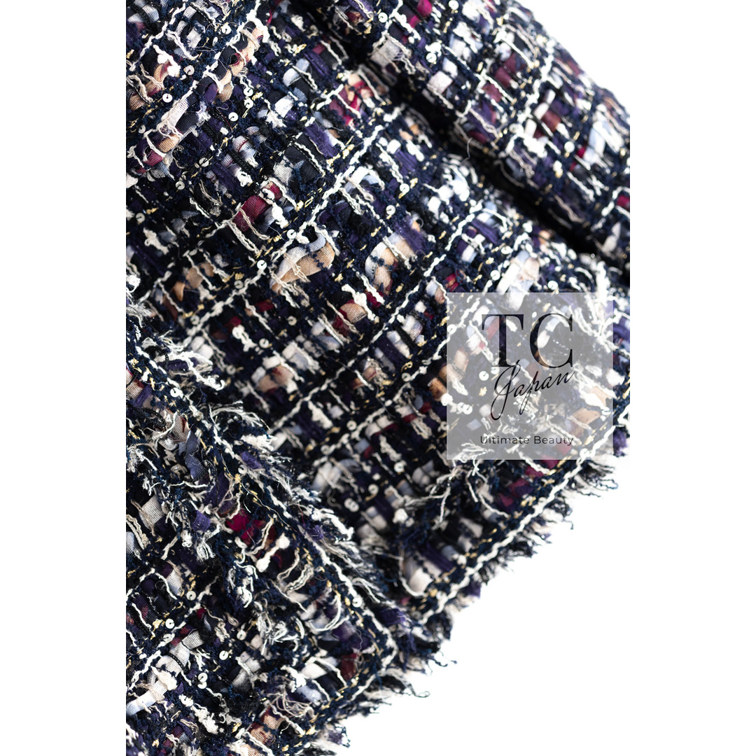 CHANEL - シャネル ジャケット CHANEL 140万 ネイビー マルチ CHANEL - シャネル ジャケット CHANEL 140万 ネイビー マルチ