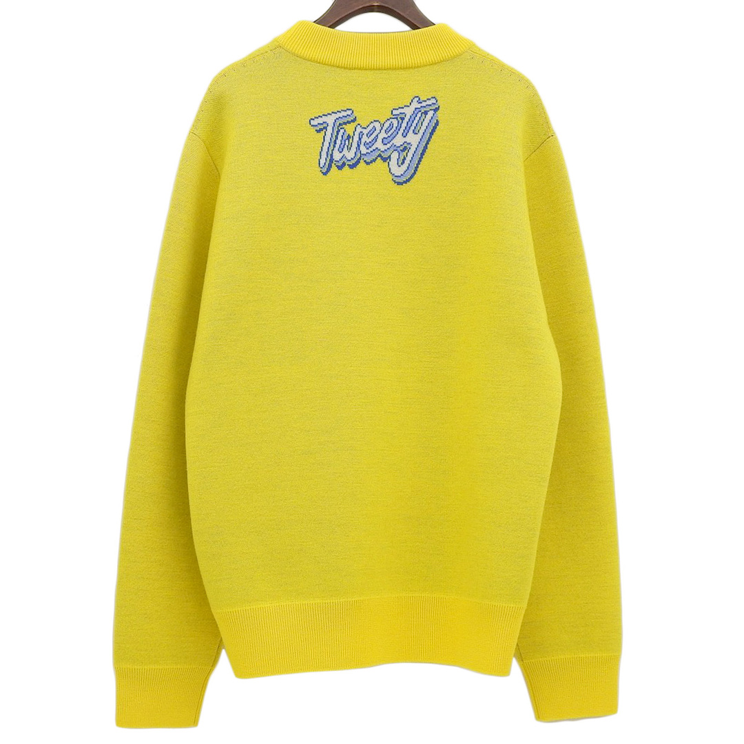 Alanui Looney Tunes Tweenty ニット レディース イエロー Alanui Looney Tunes Tweenty ニット レディース イエロー