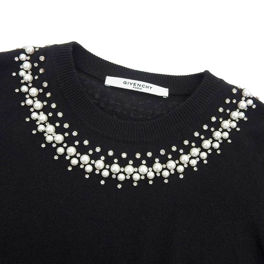 GIVENCHY - ジバンシイ パール ビジュー ネック ニット GIVENCHY - ジバンシイ パール ビジュー ネック ニット