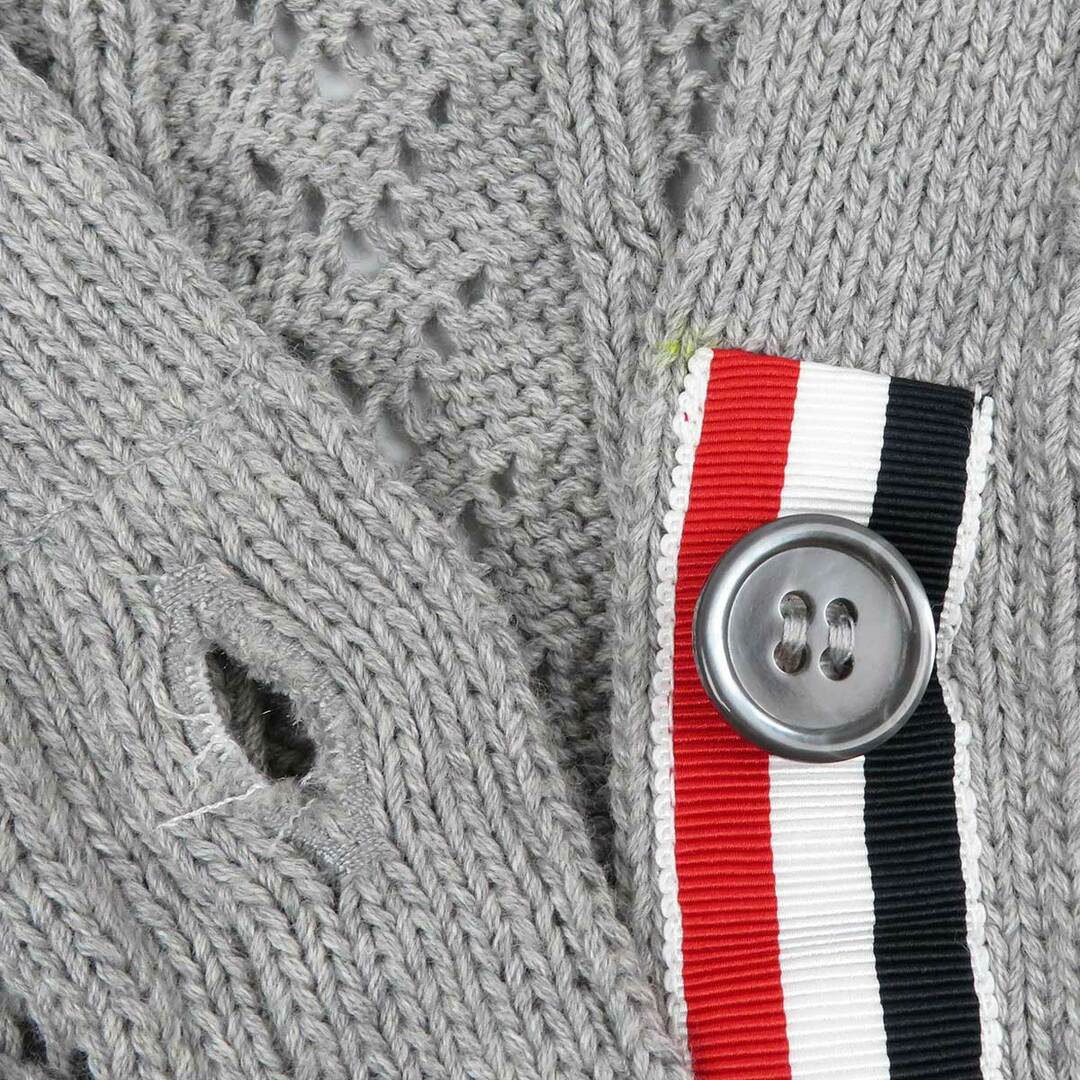 THOM BROWNE - トムブラウン コットン ニット カーディガン THOM BROWNE - トムブラウン コットン ニット カーディガン