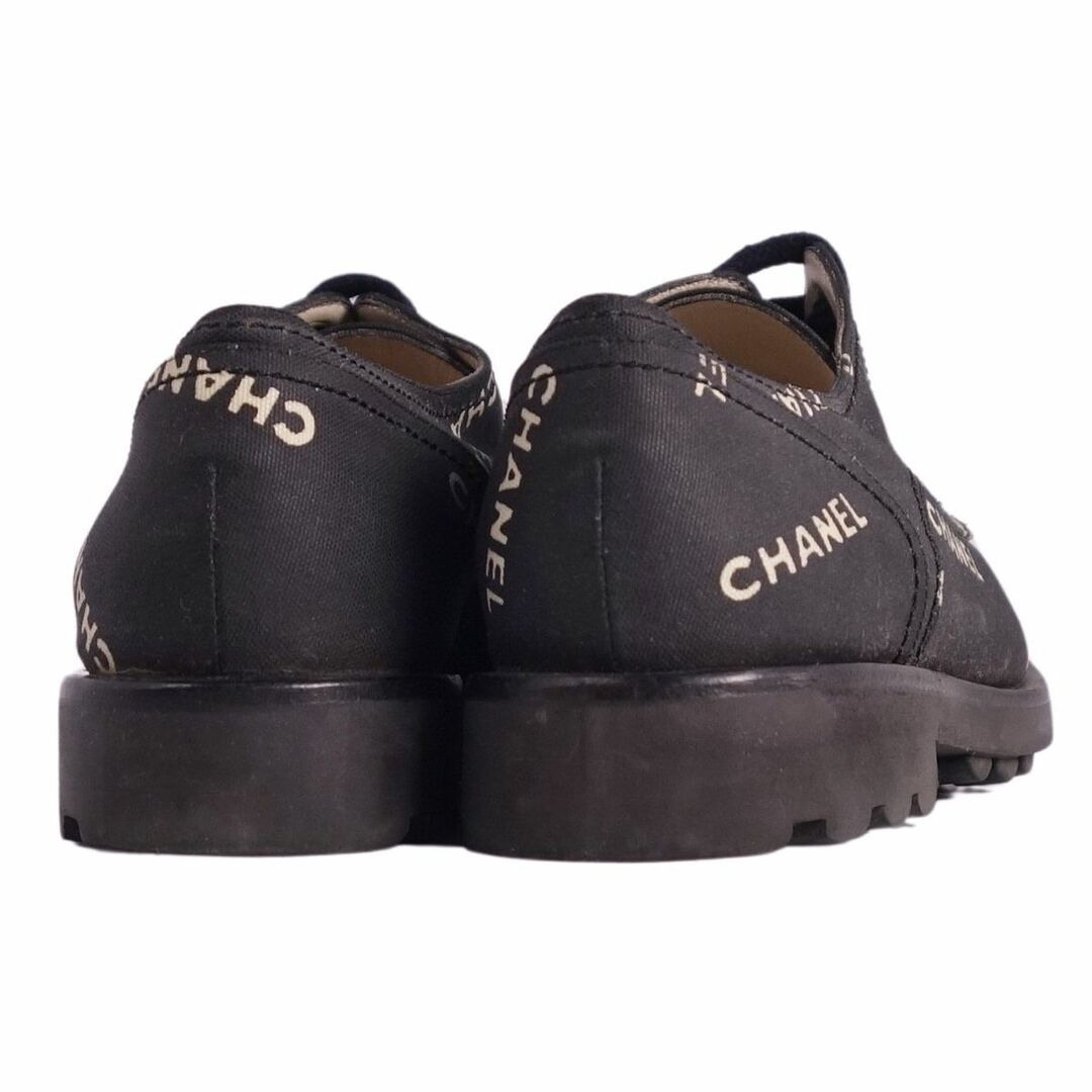 CHANEL - Vintage シャネル CHANEL シューズ レースアップ ロゴ CHANEL - Vintage シャネル CHANEL シューズ レースアップ ロゴ