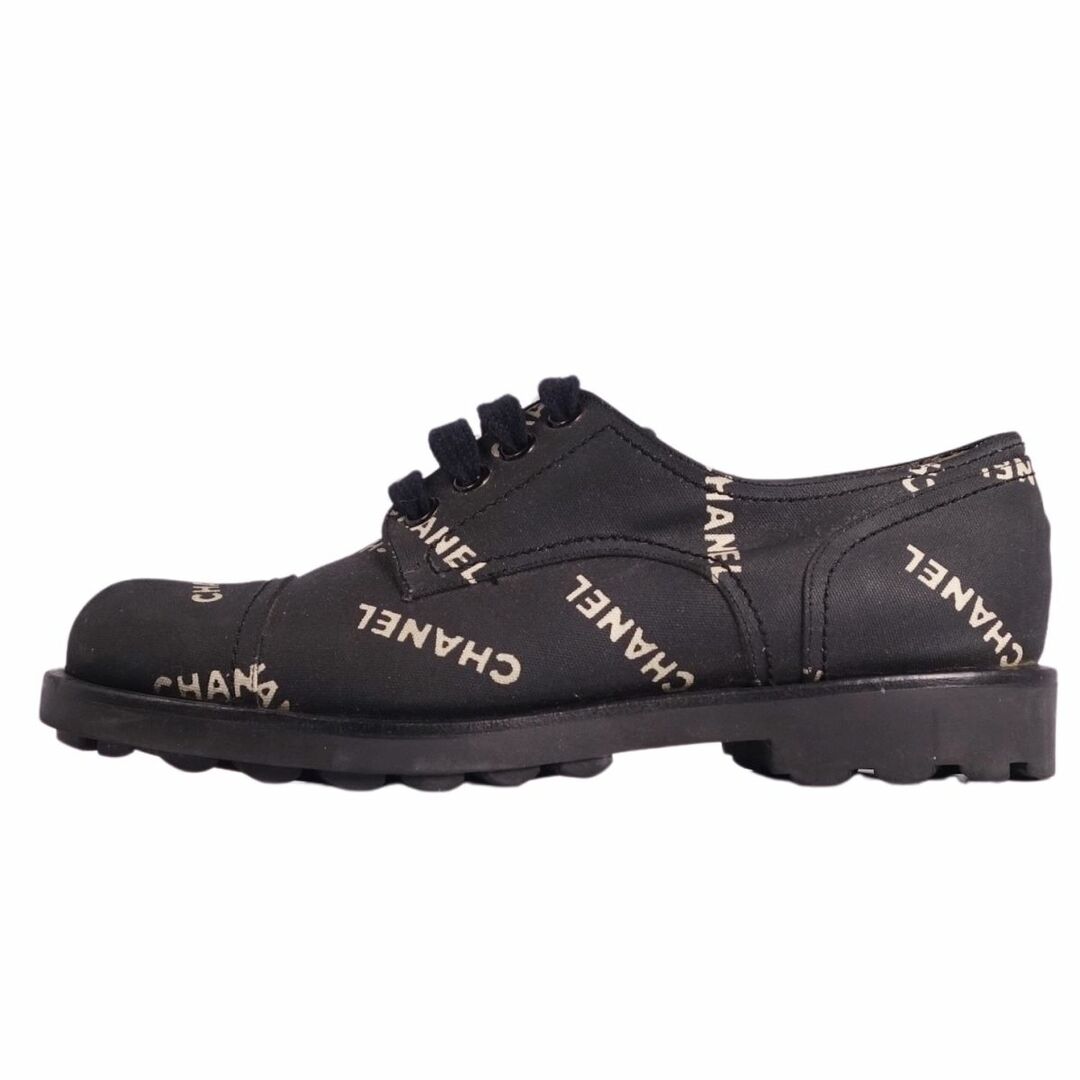 CHANEL - Vintage シャネル CHANEL シューズ レースアップ ロゴ CHANEL - Vintage シャネル CHANEL シューズ レースアップ ロゴ