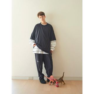 エスエフシー(SFC)のF.S.C SUPER BIG MIX SIDE STRIPES LS TEE(Tシャツ/カットソー(七分/長袖))
