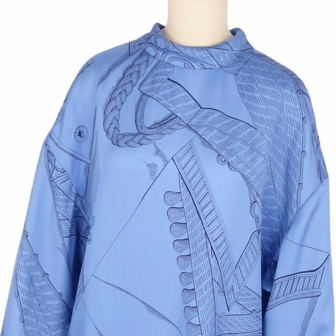 HERMES - 美品 エルメス HERMES ワンピース ロングスリーブ 長袖 HERMES - 美品 エルメス HERMES ワンピース ロングスリーブ 長袖