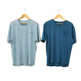美品 アトリエブルーボトル スーパーナチュラル atelier Blue bottle super.natural コラボ Tシャツ 2枚セット ウェア アウトドア(その他)