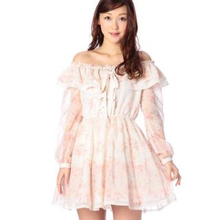 リズリサ(LIZ LISA)の♡美品♡完売品♡LIZ LISA♡ティーカップ花柄ワンピース(ミニワンピース)