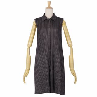 PLEATS PLEASE ISSEY MIYAKE(ひざ丈ワンピース ・ グレー/灰色 PLEATS PLEASE ISSEY MIYAKE(ひざ丈ワンピース ・ グレー/灰色