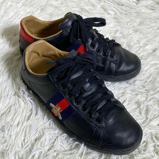GUCCI - グッチ レディース GGスニーカー ピンク 700775 24cm GUCCI - グッチ レディース GGスニーカー ピンク 700775 24cm