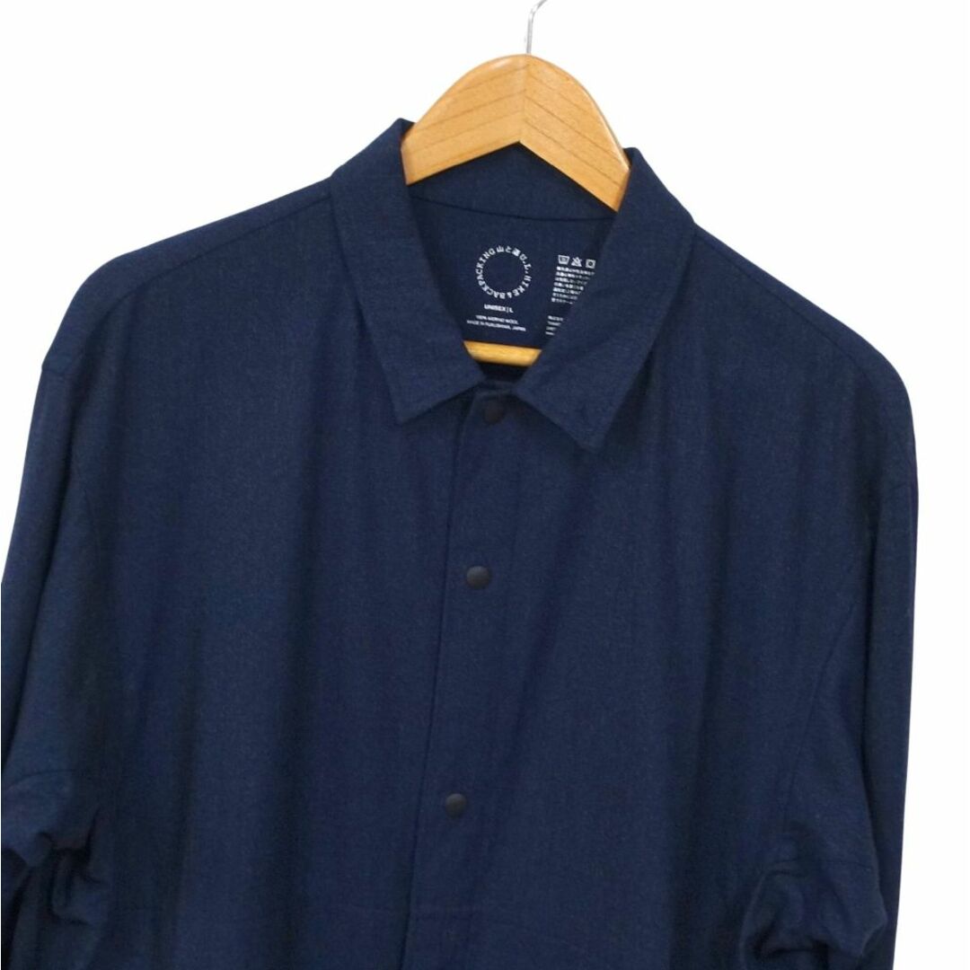 美品 山と道 yamatomichi Merino Coach Jacket Navy メリノ 美品 山と道 yamatomichi Merino Coach Jacket Navy メリノ