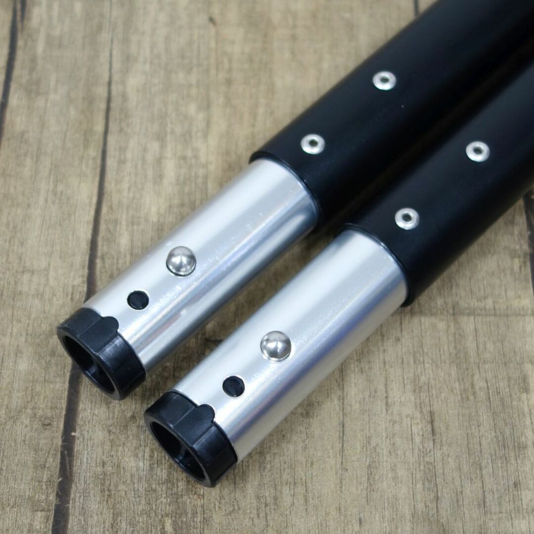 ダック DAC Tarp Pole 3000 Adj Black 2本 アルミ タープポール
