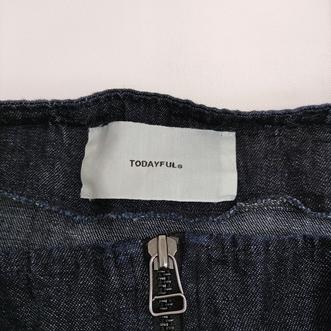 TODAYFUL - TODAYFUL フロントジップサロペット コットンリネン TODAYFUL - TODAYFUL フロントジップサロペット コットンリネン