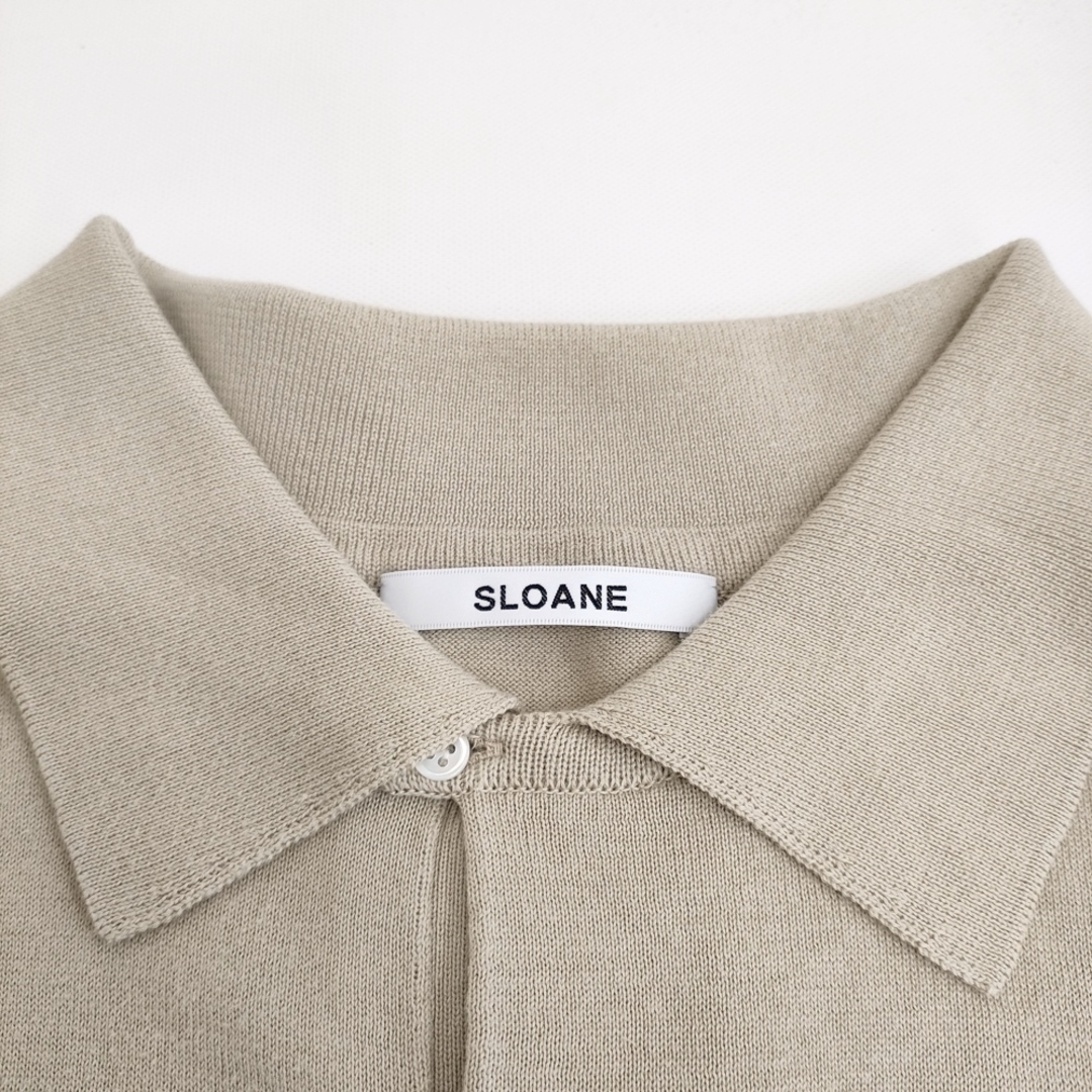 SLOANE 半袖ニット ポロシャツ サイズ3 コットン ニット SLOANE 半袖ニット ポロシャツ サイズ3 コットン ニット