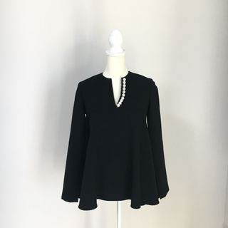 YOKO CHAN - YOKO CHAN ヨーコチャン バックティアード ブラウス YOKO CHAN - YOKO CHAN ヨーコチャン バックティアード ブラウス