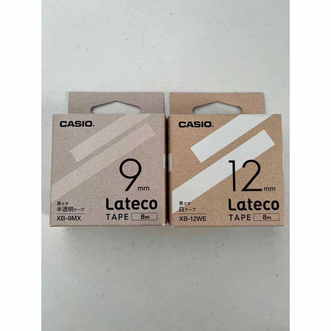 CASIO - カシオ ラテコ用テープXB-9MX XB12WEの通販 by arkn*'s CASIO - カシオ ラテコ用テープXB-9MX XB12WEの通販 by arkn*'s