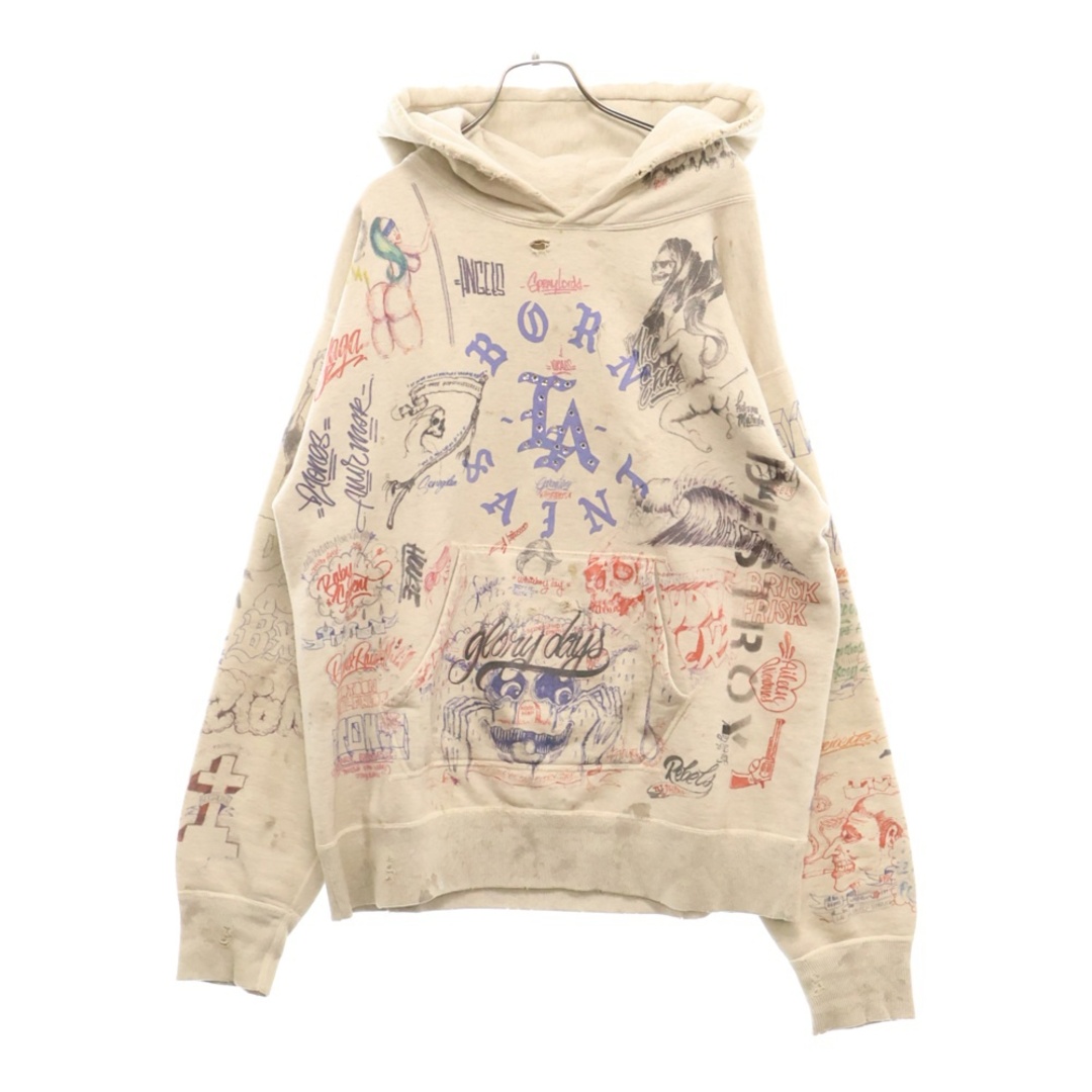 SAINT MICHAEL セントマイケル 24SS ×BONE X RAISED BR_HOODIE SAINT MICHAEL セントマイケル 24SS ×BONE X RAISED BR_HOODIE