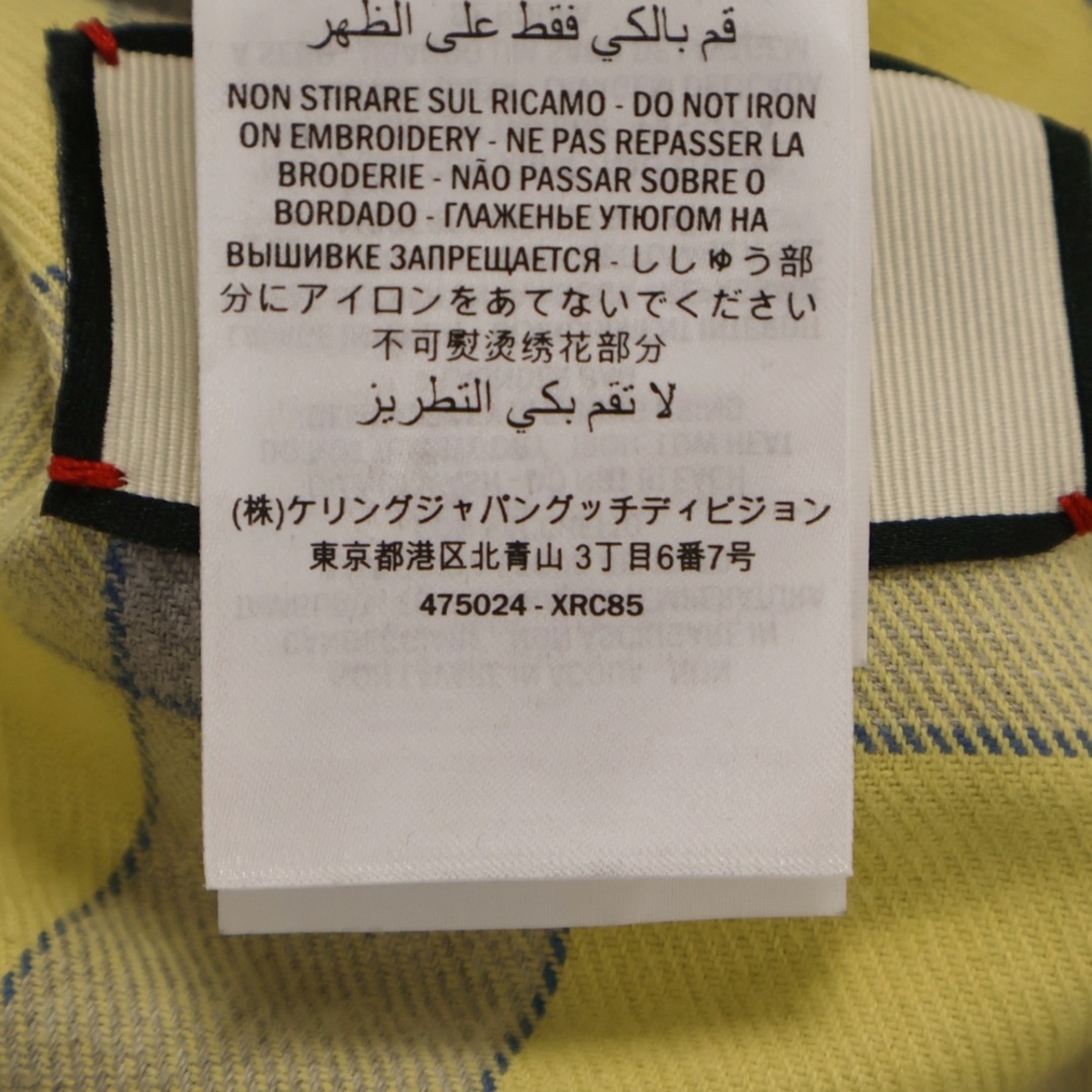 GUCCI - GUCCI グッチ 18AW NYロゴ刺繍 デニムトラック GUCCI - GUCCI グッチ 18AW NYロゴ刺繍 デニムトラック