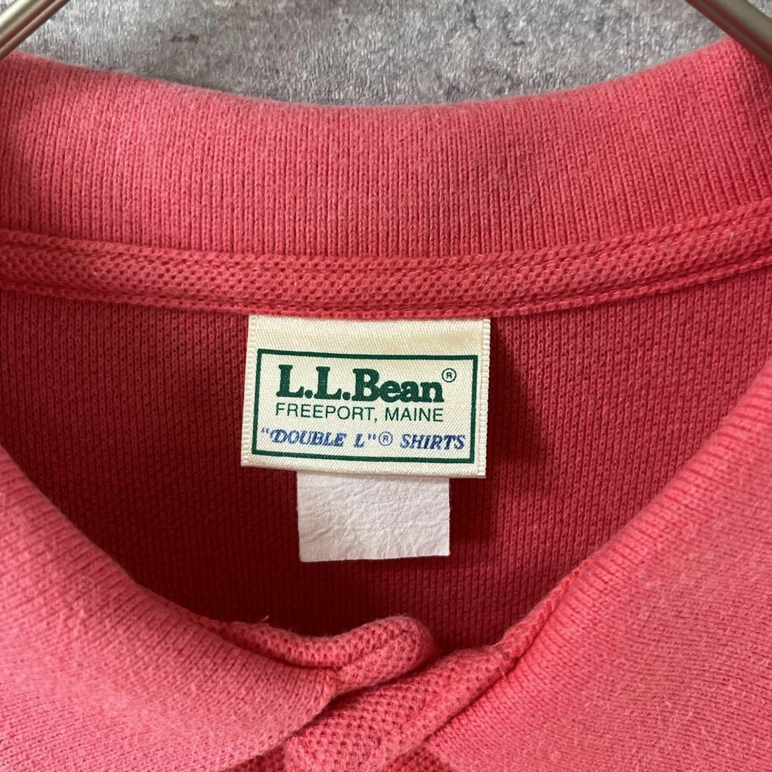 L.L.Bean - L.L.BEAN 80s 90s USA製 ポロシャツ 鹿の子 半袖 L L.L.Bean - L.L.BEAN 80s 90s USA製 ポロシャツ 鹿の子 半袖 L