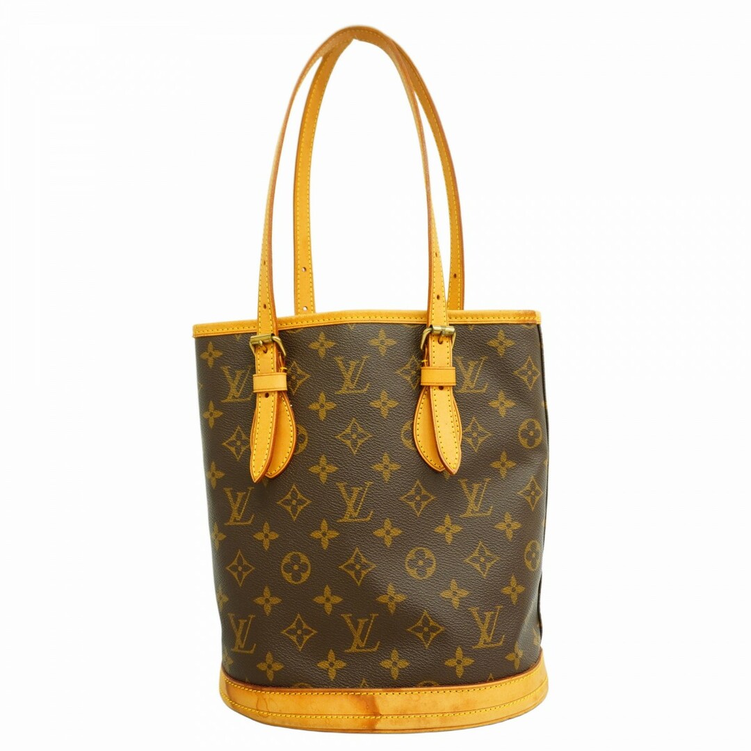 LOUIS VUITTON - ★最終価格【5dc3328】ルイヴィトン トートバッグ モノグラム バケットPM M42238 ブラウン【中古】レディース