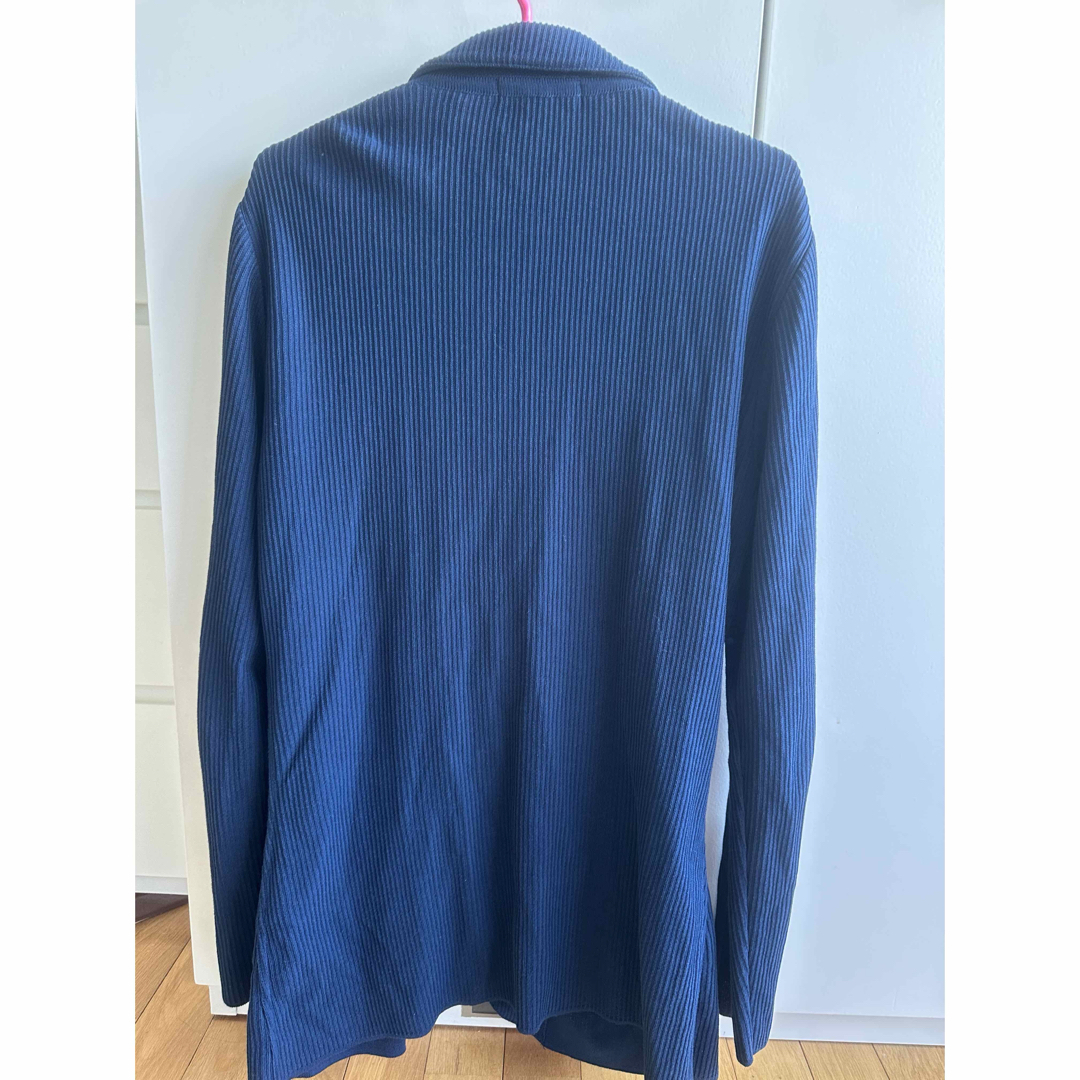 LARDINI - ラルディーニ ニット テーラードジャケット ネイビー LARDINI - ラルディーニ ニット テーラードジャケット ネイビー