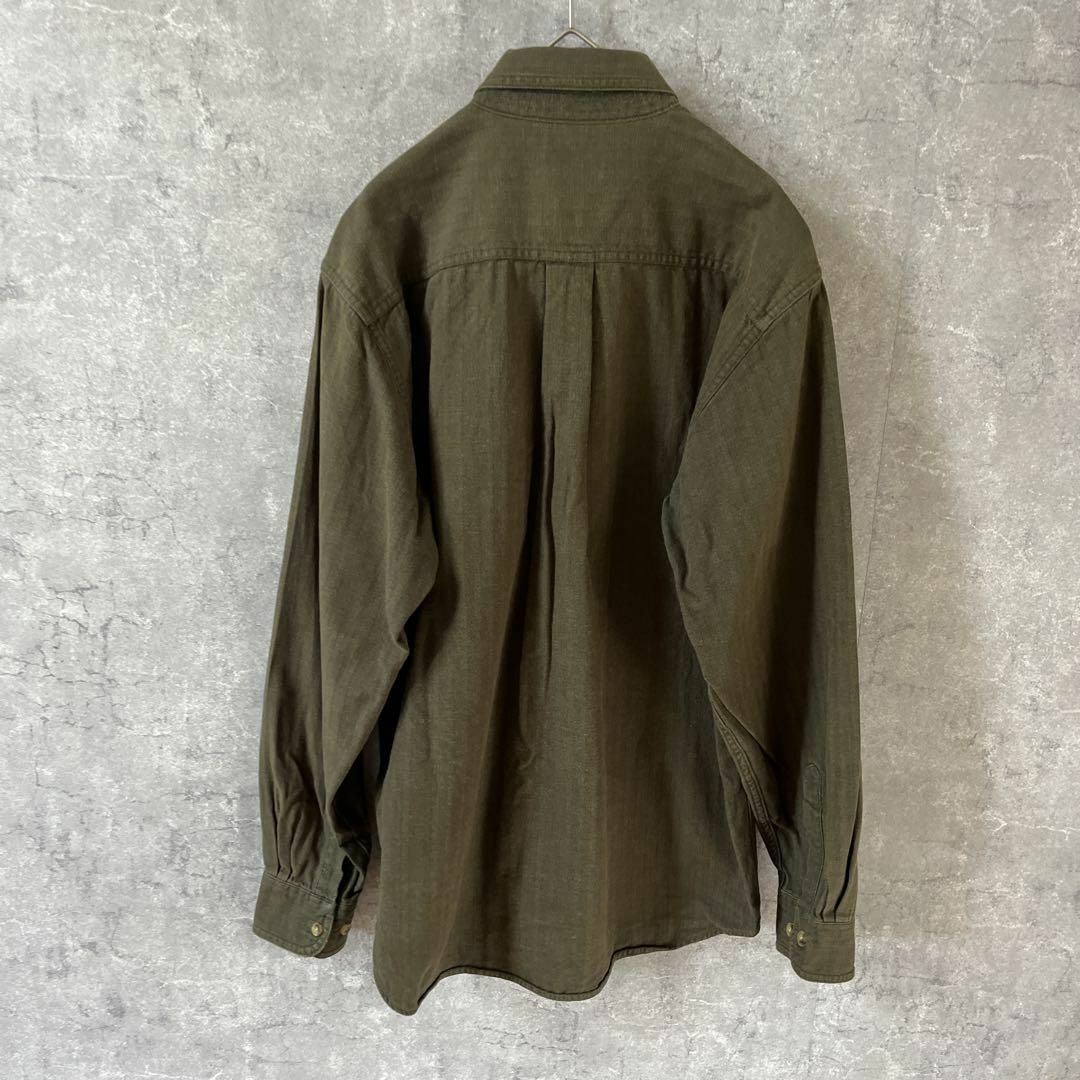 L.L.Bean - L.L.BEAN チェック柄シャツ 長袖 コットン ゆったりS L.L.Bean - L.L.BEAN チェック柄シャツ 長袖 コットン ゆったりS