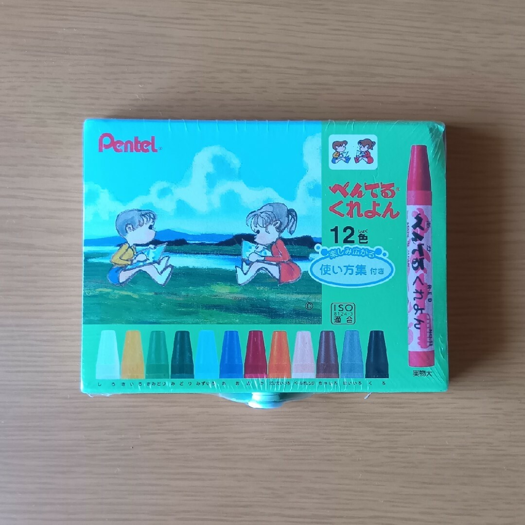 ぺんてる(ペンテル)のぺんてる くれよん 12色(1セット) エンタメ/ホビーのアート用品(クレヨン/パステル)の商品写真