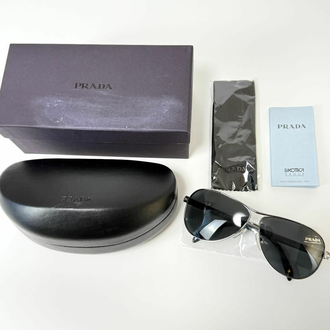 PRADA - 未使用 PRADA プラダ サングラス SPR56I ティアドロップ PRADA - 未使用 PRADA プラダ サングラス SPR56I ティアドロップ
