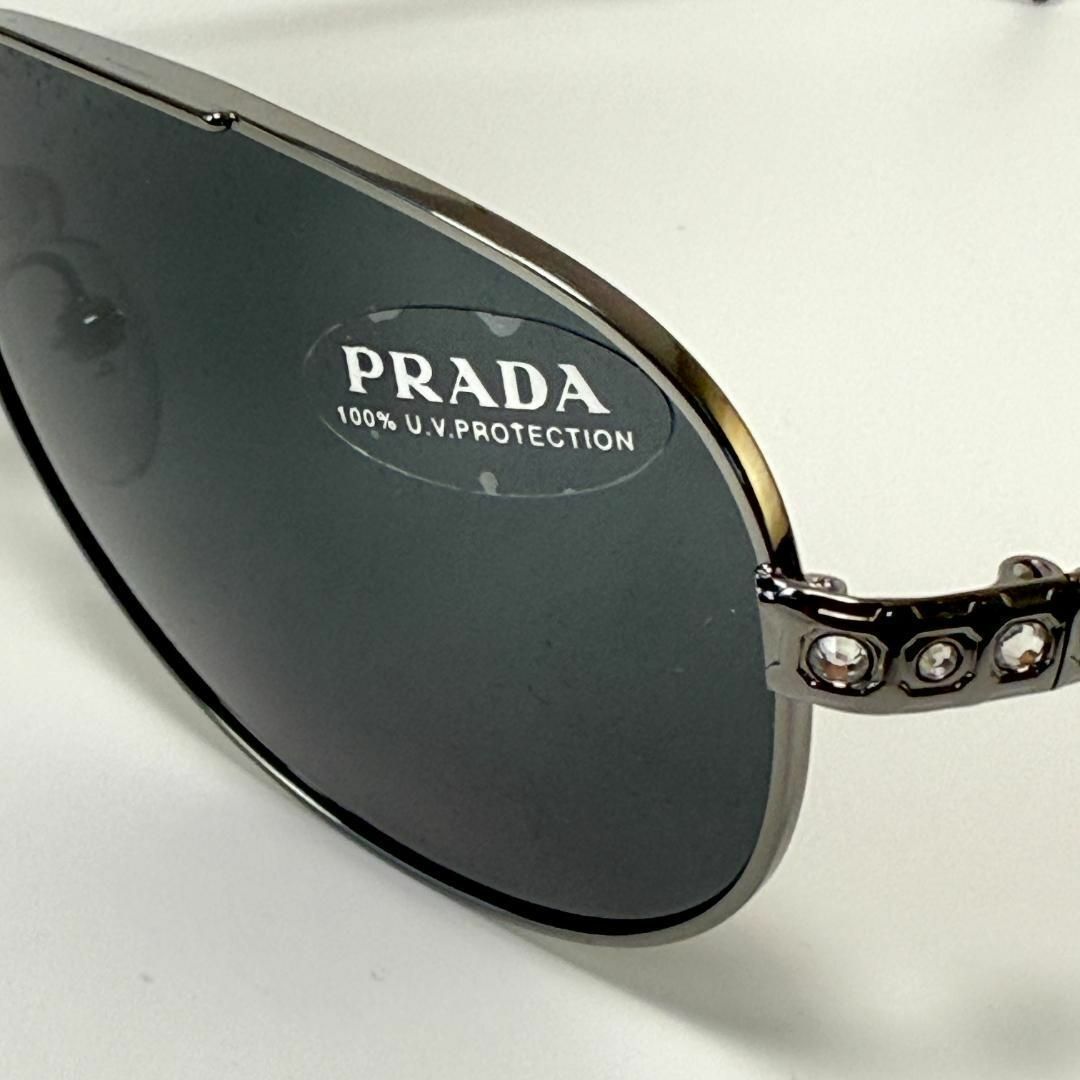 PRADA - 未使用 PRADA プラダ サングラス SPR56I ティアドロップ PRADA - 未使用 PRADA プラダ サングラス SPR56I ティアドロップ