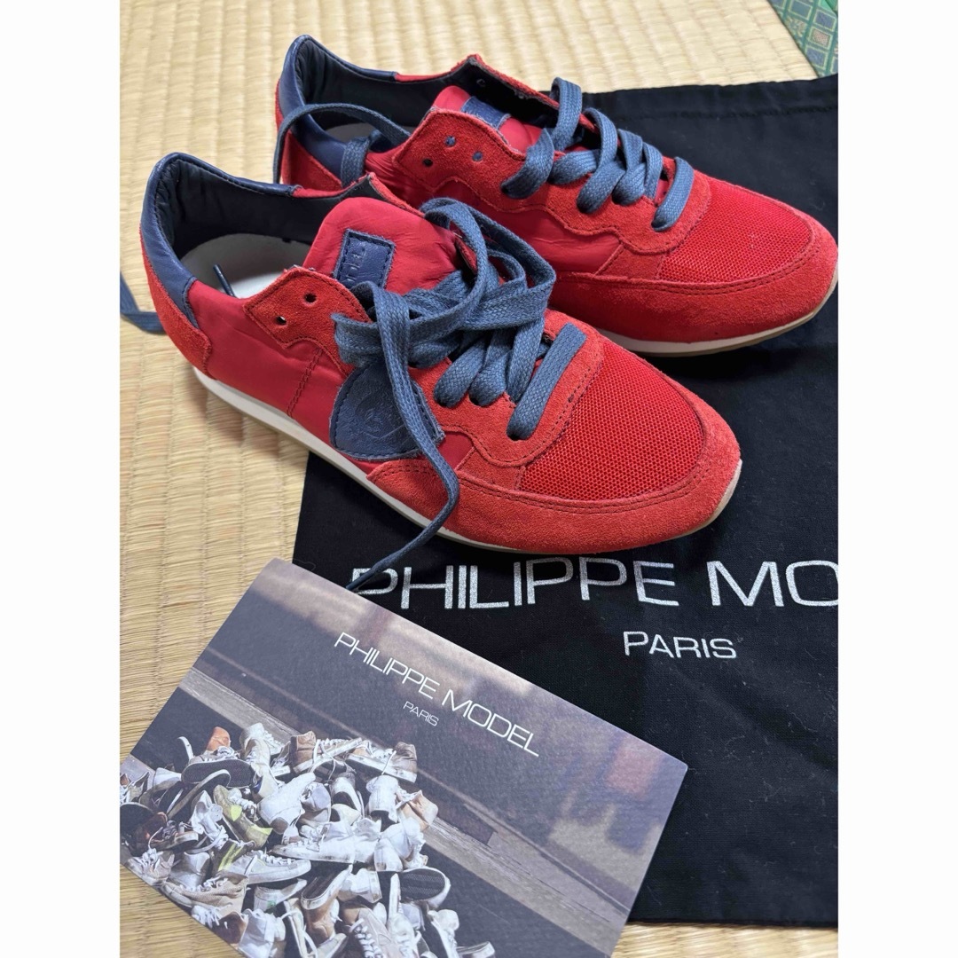 PHILIPPE MODEL - PHILIPPE MODEL スニーカー 32 レッド/ネイビー