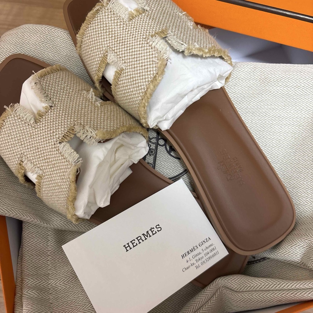 HERMES - ☆25SS新作【新品】HERMES エルメス オラン リネン HERMES - ☆25SS新作【新品】HERMES エルメス オラン リネン