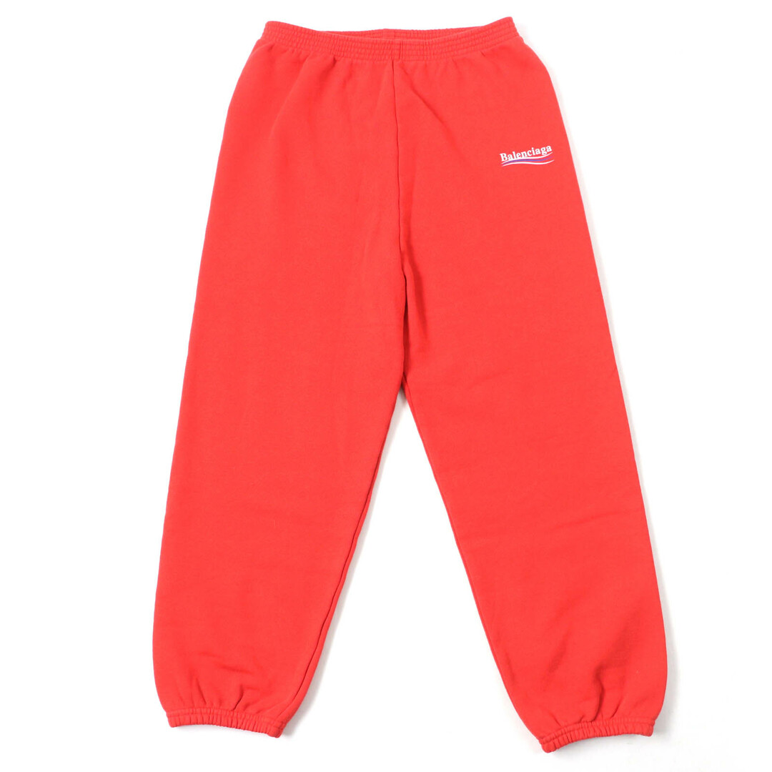 BALENCIAGA - 未使用品☆BALENCIAGA バレンシアガ 508232 コットン ポリエステル キャンペーンロゴ スウェット パンツ レッド 8 （キッズサイズ約130～140cm相当） イタリア製 正規品 キッズ
