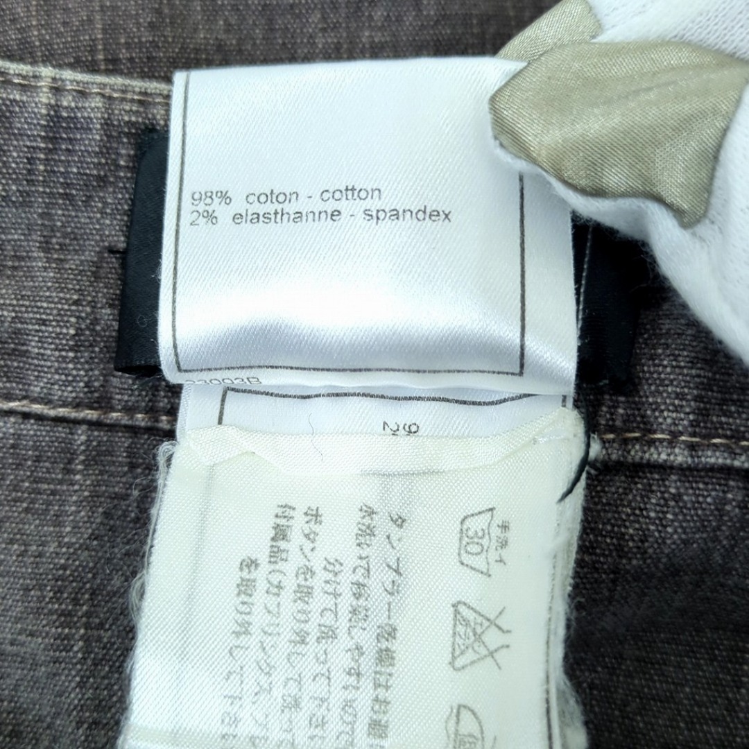 CHANEL - CHANEL シャネル ジンズ パンツ グレー イタリア製の CHANEL - CHANEL シャネル ジンズ パンツ グレー イタリア製の