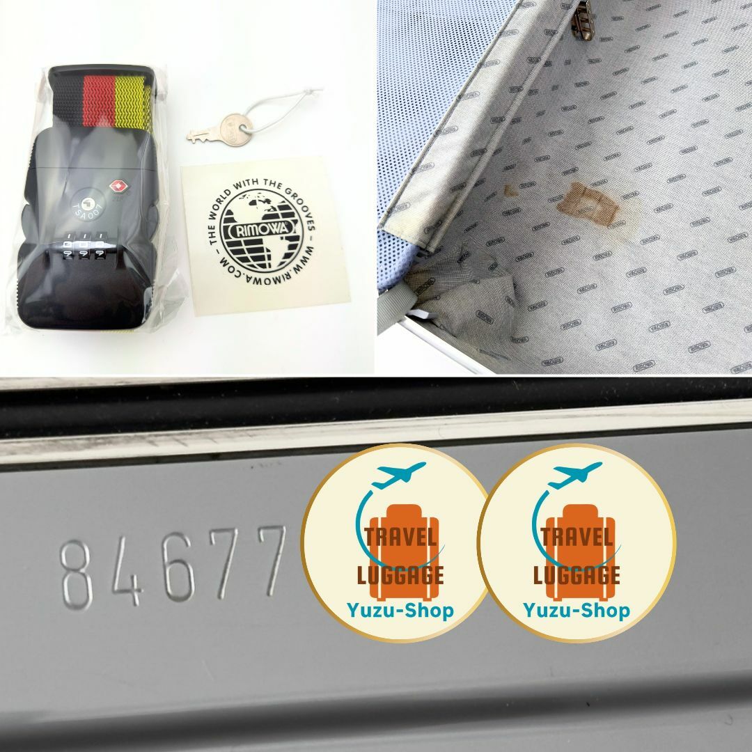 RIMOWA - リモワ サンバ 最大容量 104L 4輪 TSAロックベルト付 RIMOWA - リモワ サンバ 最大容量 104L 4輪 TSAロックベルト付