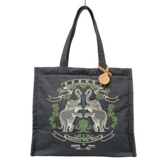 HUNTING WORLD - ハンティングワールド 美品 デニムトートバッグ HUNTING WORLD - ハンティングワールド 美品 デニムトートバッグ
