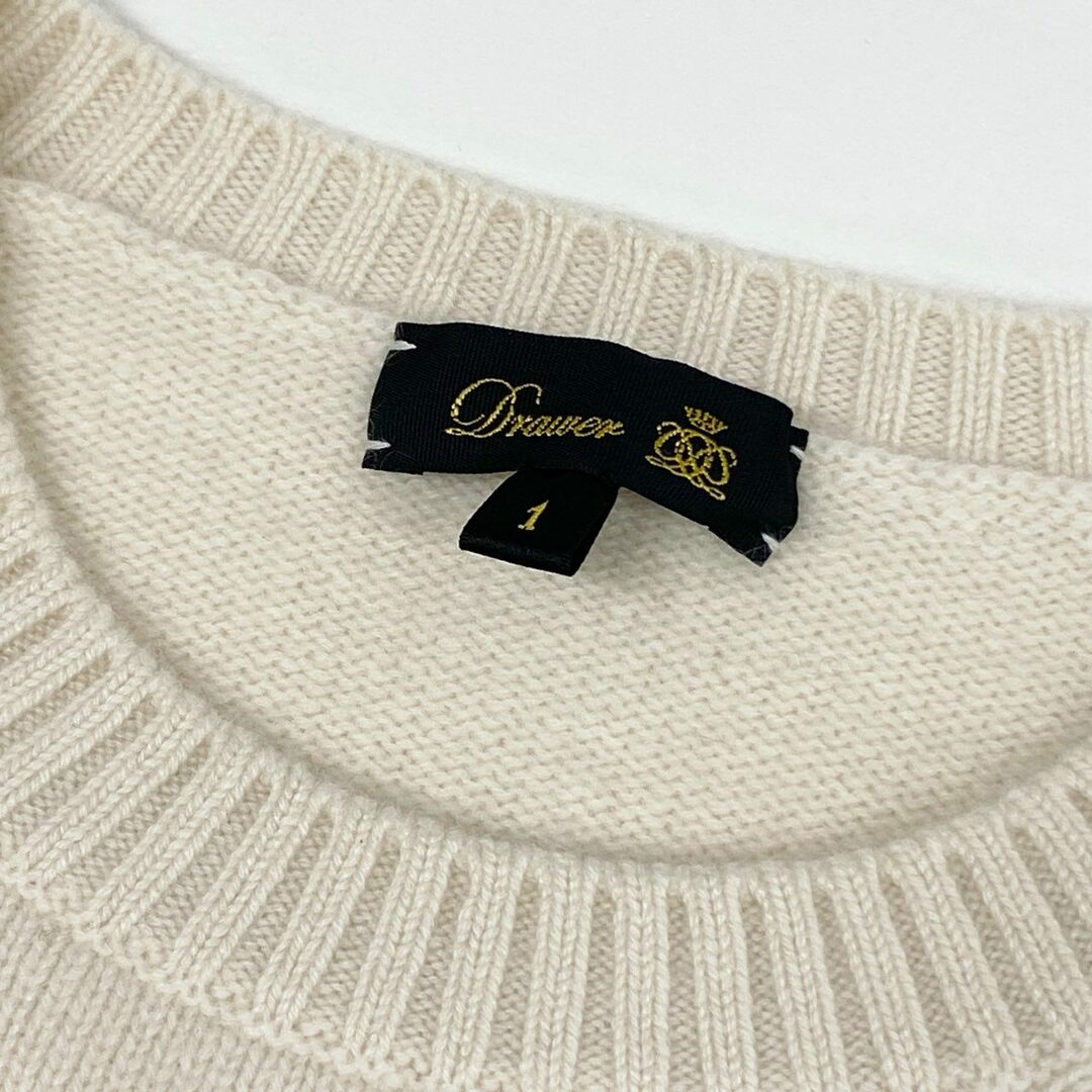 Drawer - 67d21 Drawer ドゥロワー 14G カシミヤ クルーネック