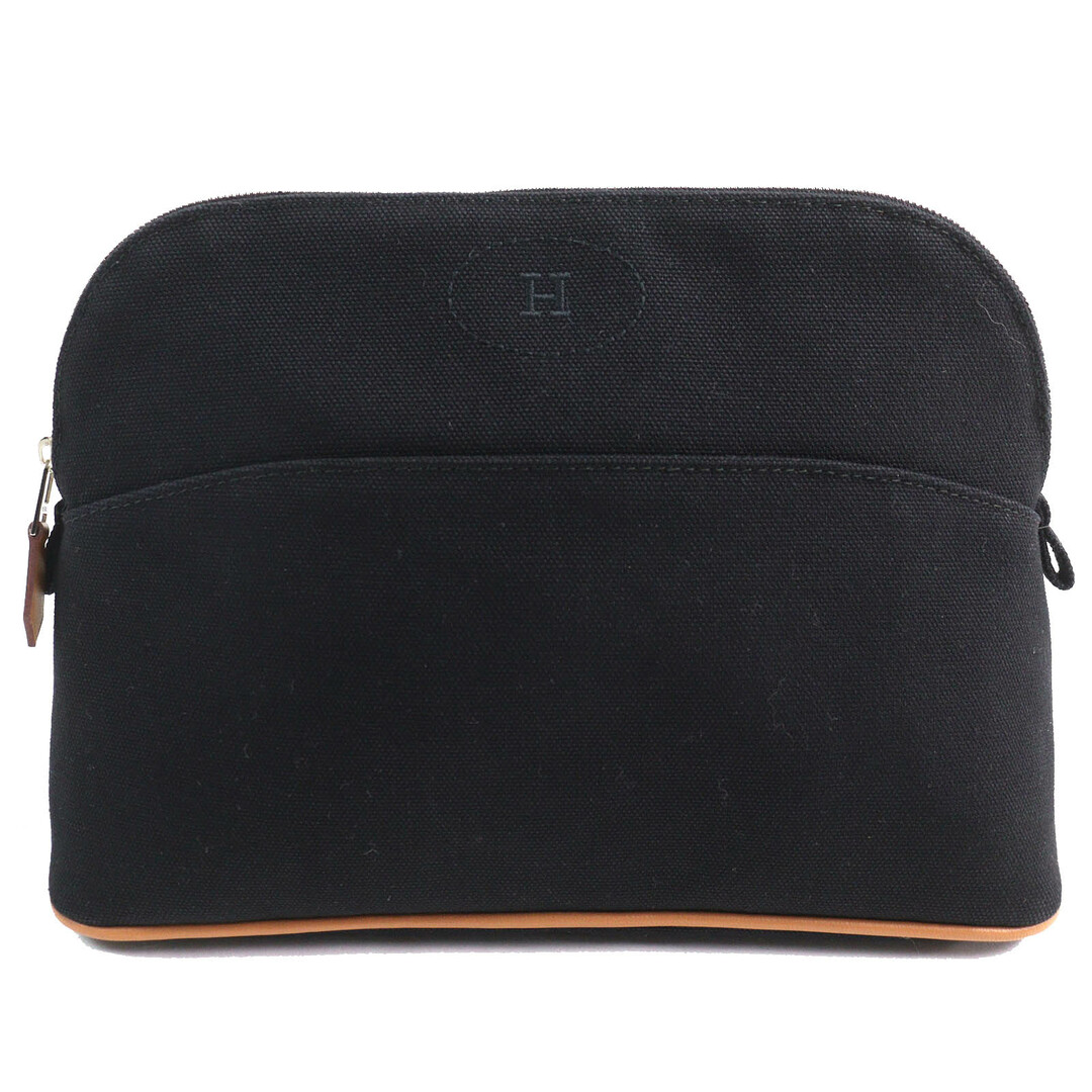 HERMES - 極美品△HERMES エルメス ボリードポーチ MM Hロゴ刺繍 HERMES - 極美品△HERMES エルメス ボリードポーチ MM Hロゴ刺繍