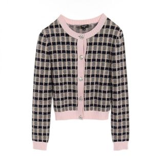 CHANEL - CHANEL カシミヤ100% バイカラー ココマーク金具 CHANEL - CHANEL カシミヤ100% バイカラー ココマーク金具