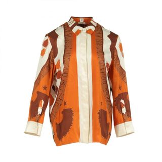 HERMES - HERMES(エルメス) 長袖シャツブラウス サイズ38 M HERMES - HERMES(エルメス) 長袖シャツブラウス サイズ38 M
