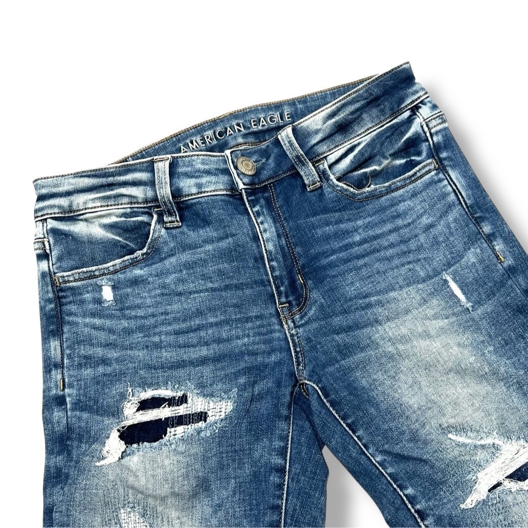 American Eagle - アメリカンイーグル ジェギング ダメージ加工 American Eagle - アメリカンイーグル ジェギング ダメージ加工
