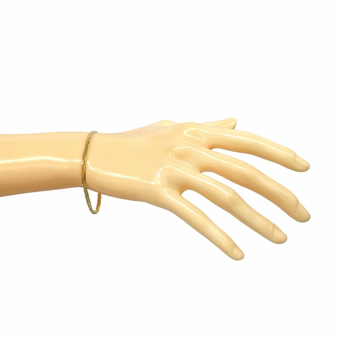 5khd034】喜平 ブレスレット K18 ゴールド 6面 ダブル 18.5cm 5khd034】喜平 ブレスレット K18 ゴールド 6面 ダブル 18.5cm