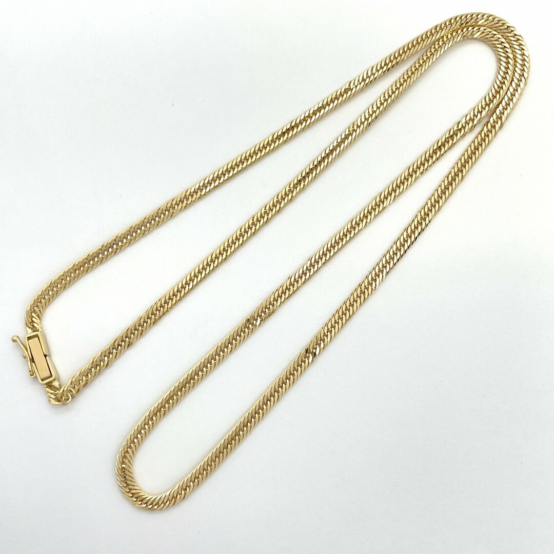 5khd044】喜平 ネックレス K18 ゴールド 12面 トリプル 50.4cm