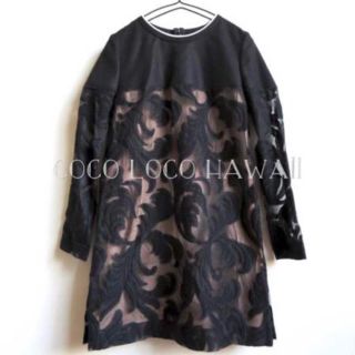 マルニ(Marni)のマルニMARNI の 黒いレース ワンピース (ひざ丈ワンピース)